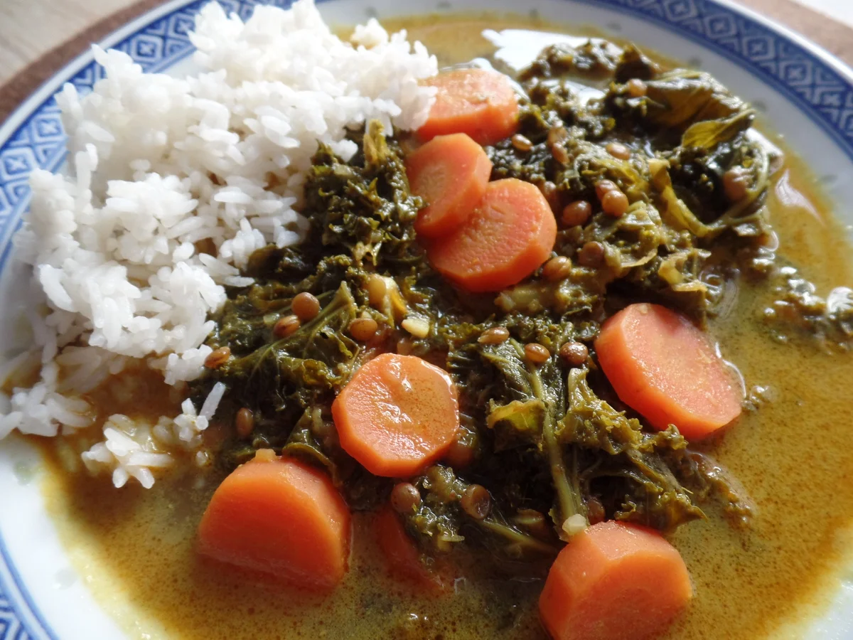 Grünkohl-Linsen-Curry - Rezept - Bild Nr. 7115