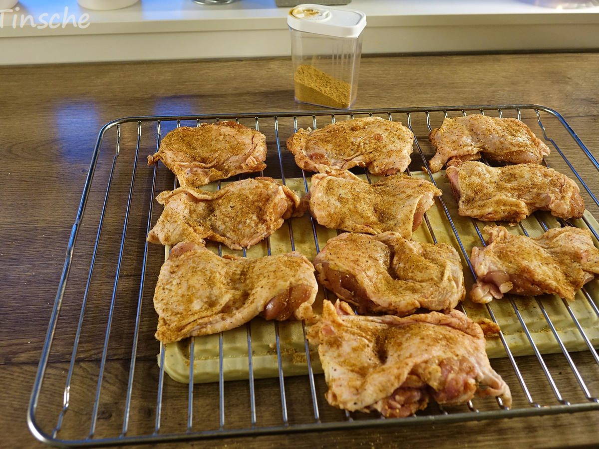 Knusprige Hähnchenschlegel aus dem Backofen - Rezept - kochbar.de