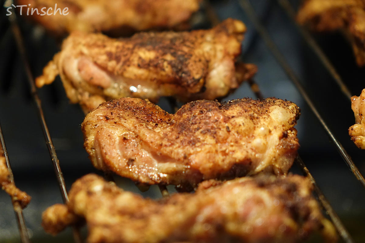 Knusprige Hähnchenschlegel aus dem Backofen - Rezept - Bild Nr. 7151