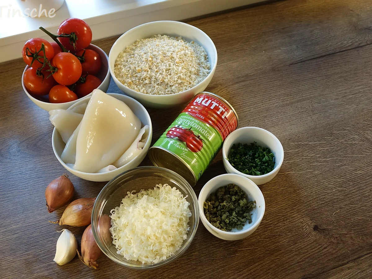 Gefüllt & Geschmorte Tintenfischtuben - Rezept - Bild Nr. 7138