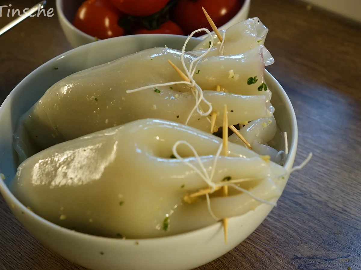Gefüllt & Geschmorte Tintenfischtuben - Rezept - Bild Nr. 7141