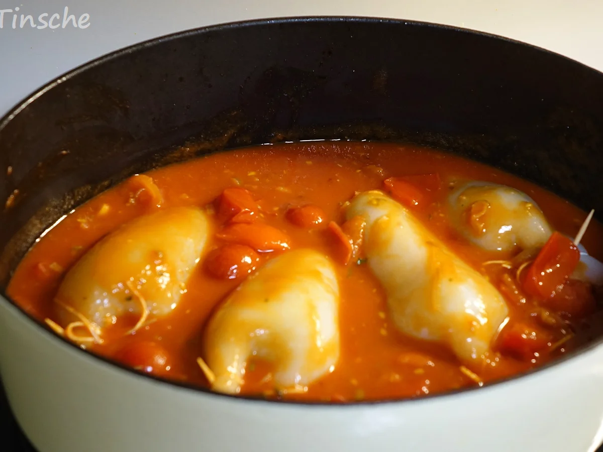 Gefüllt & Geschmorte Tintenfischtuben - Rezept - Bild Nr. 7144