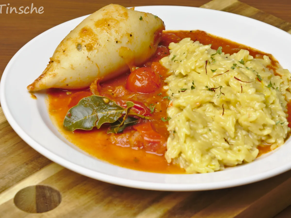 Gefüllt & Geschmorte Tintenfischtuben - Rezept - Bild Nr. 7148