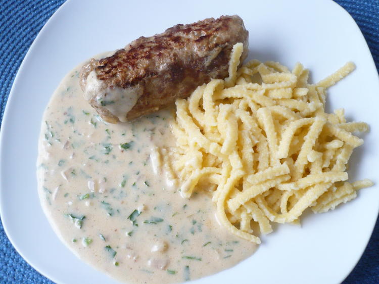 Hackroulade mit gemischtes Hack und Brötchen (vom Vortag) - Rezept mit ...