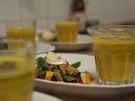 Kürbis-Ingwer-Suppe und Rote-Bete-Carpaccio mit Feldsalat - Rezept - Bild Nr. 7138