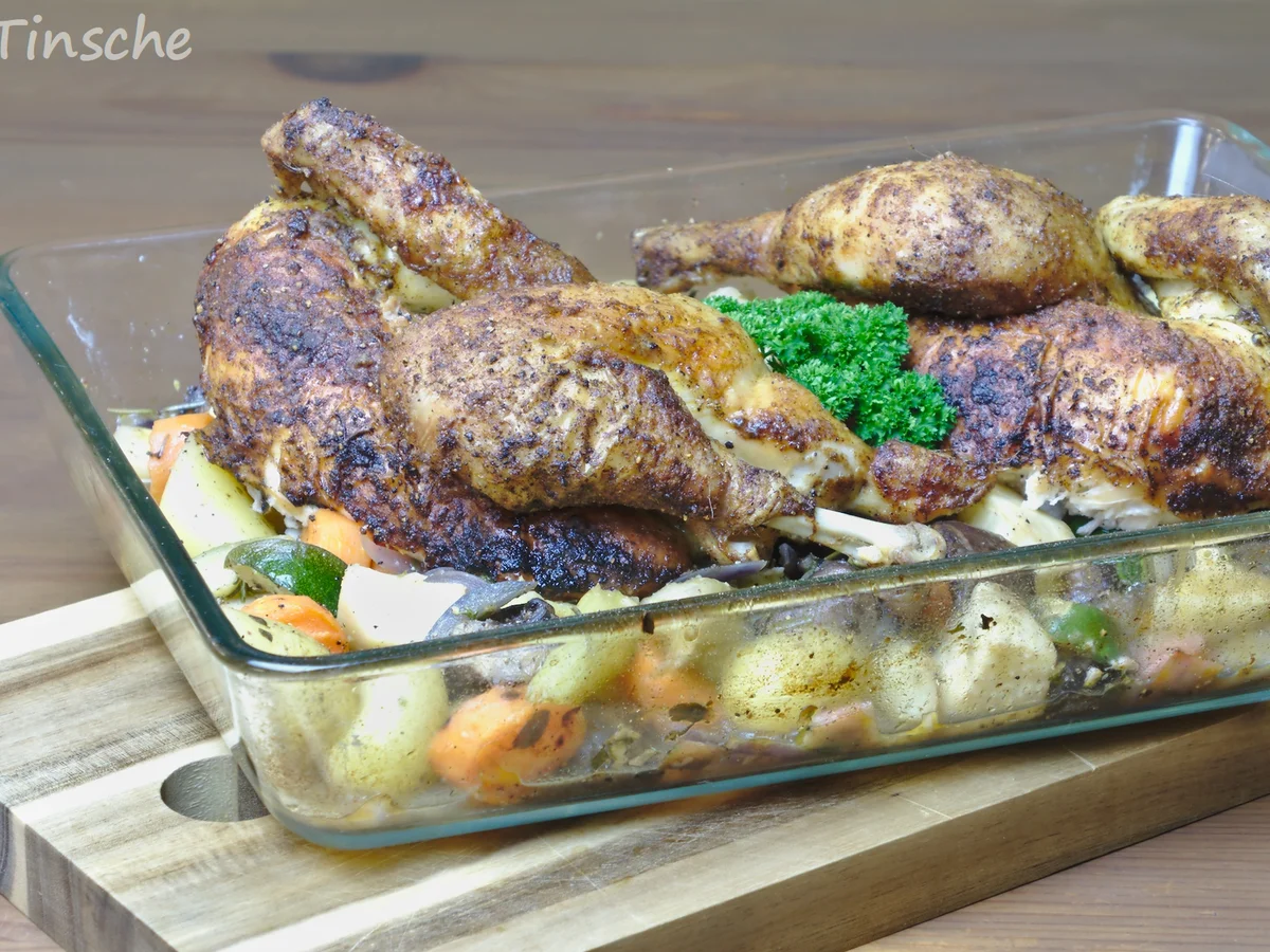 Grillhähnchen aus dem Backofen - Rezept - Bild Nr. 7147