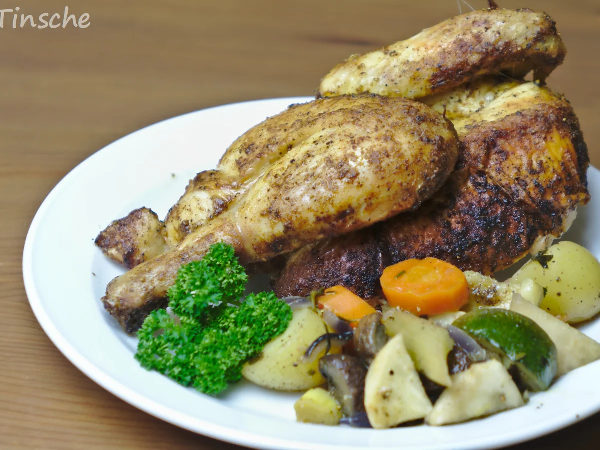 Grillhähnchen aus dem Backofen - Rezept - Bild Nr. 7149