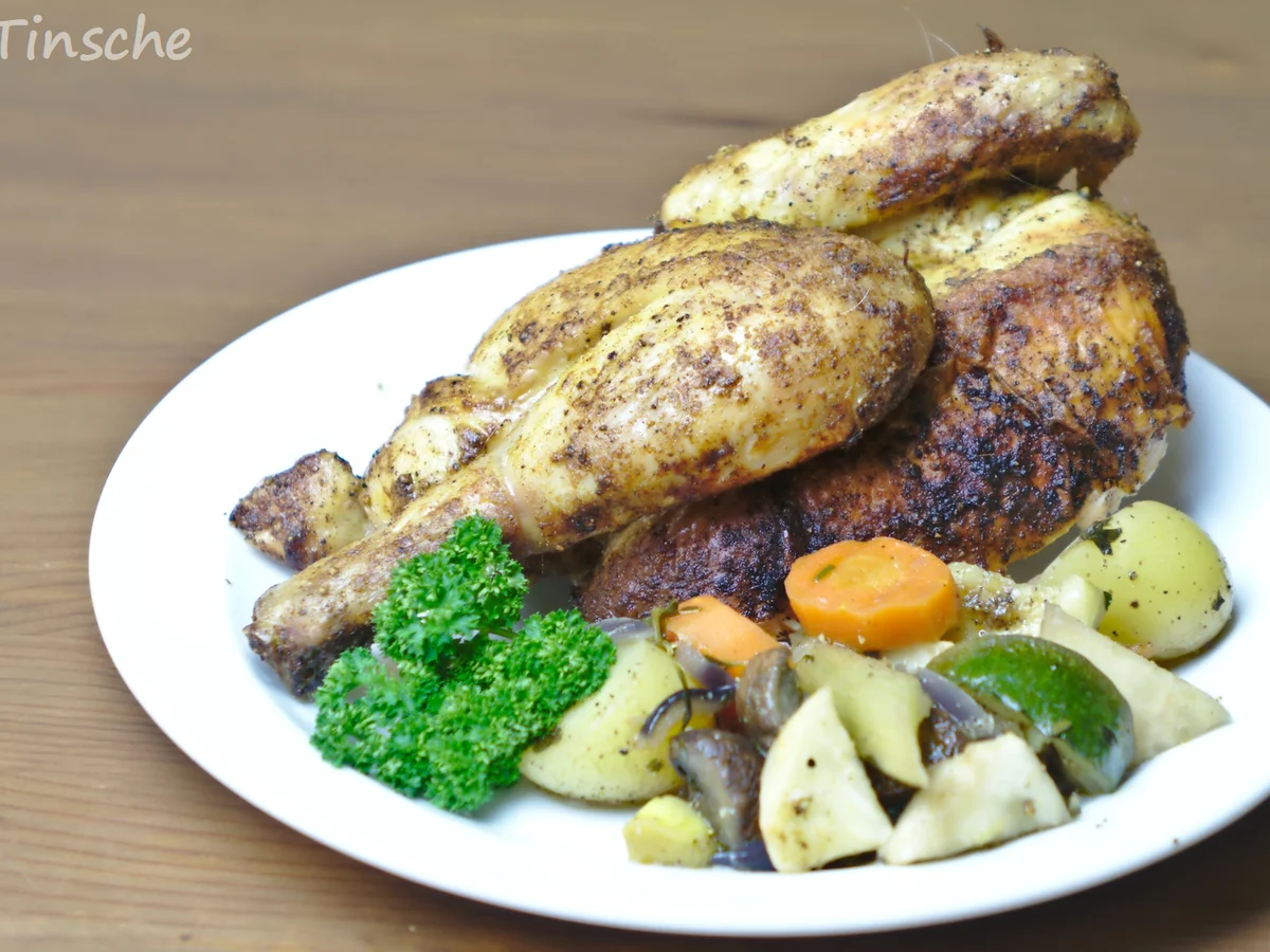 Grillhähnchen aus dem Backofen - Rezept - Bild Nr. 7150