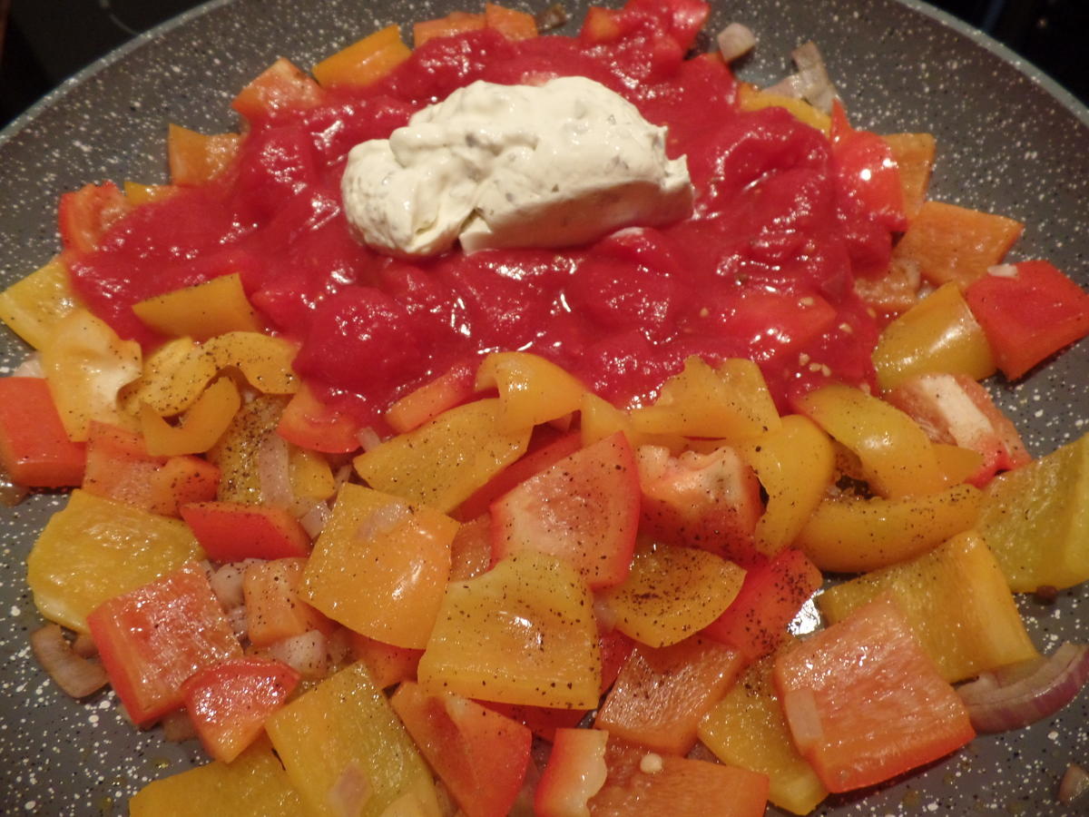 Hack-Paprika-Pfanne mit Kartoffeln - Rezept - Bild Nr. 7167