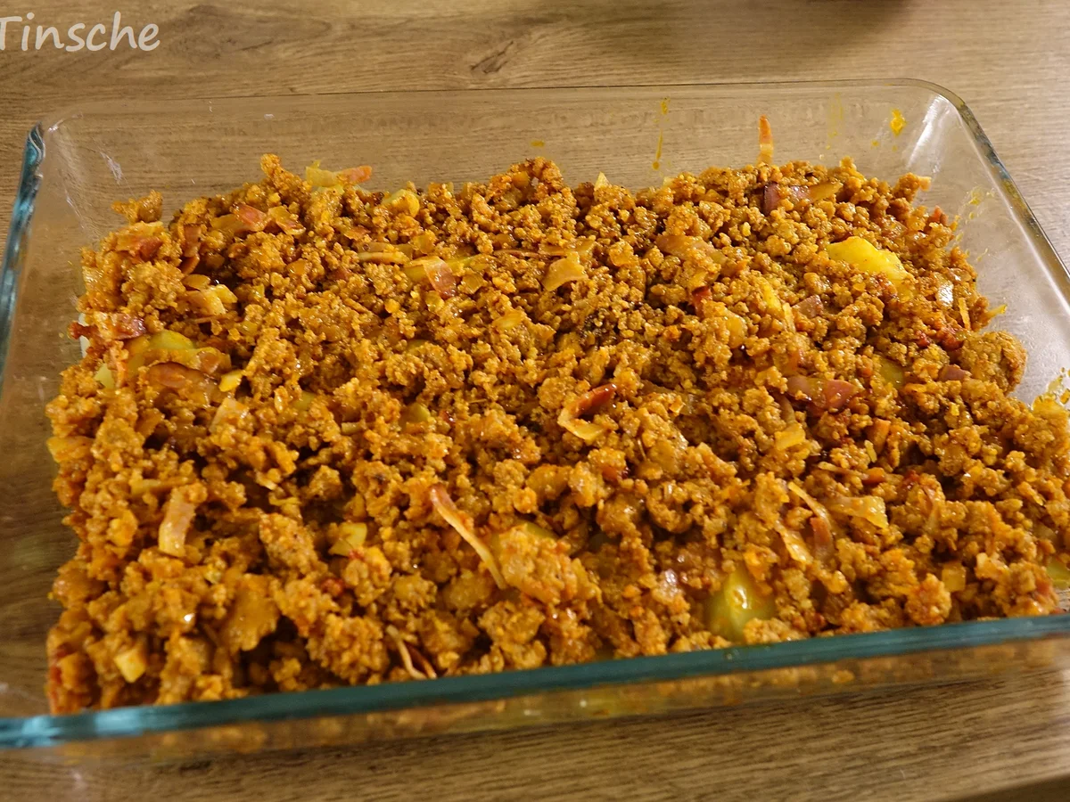Sauerkraut- Chorizo- Kartoffel-Auflauf - Rezept - Bild Nr. 7165