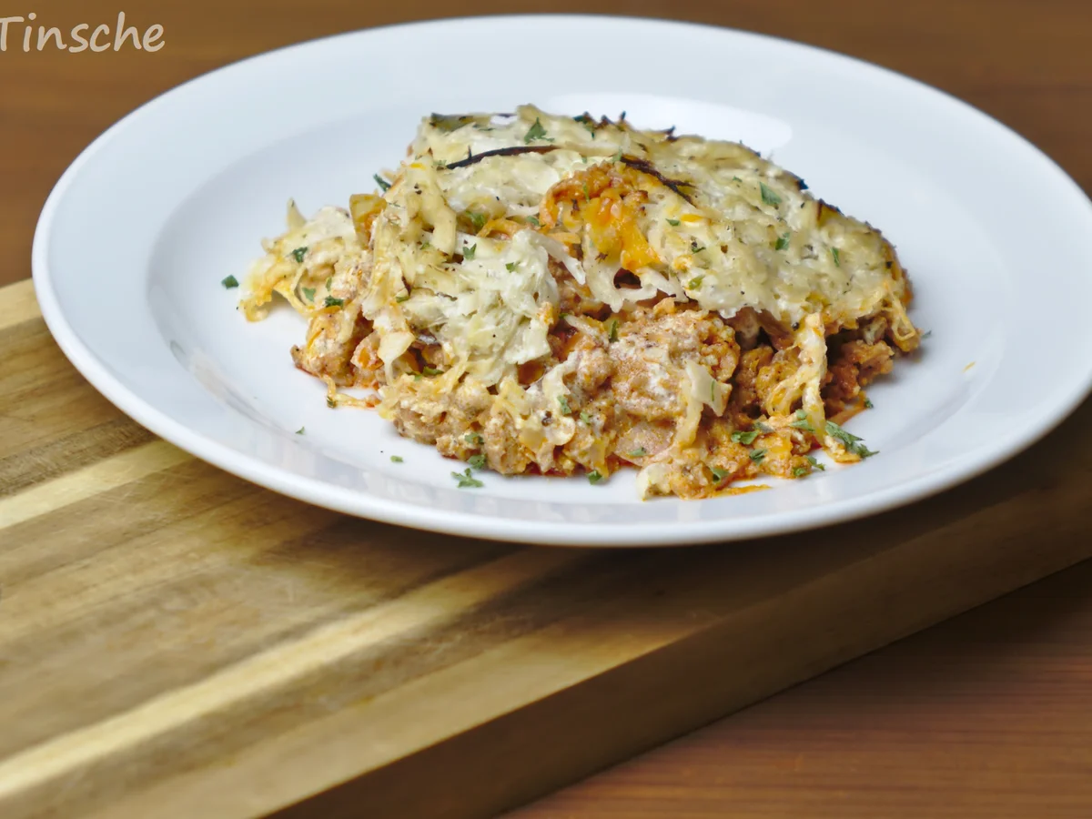 Sauerkraut- Chorizo- Kartoffel-Auflauf - Rezept - Bild Nr. 7170