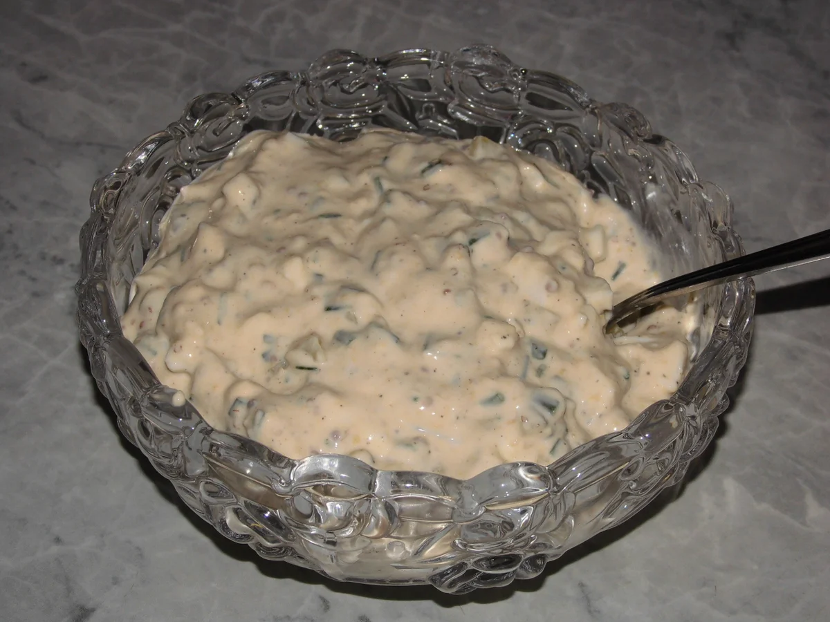 Rezept: Soßen: Remoulade ohne Mayonnaise Bild Nr. 7166 Soßen: Remoulade ohne Mayonnaise - Rezept - Bild Nr. 7166