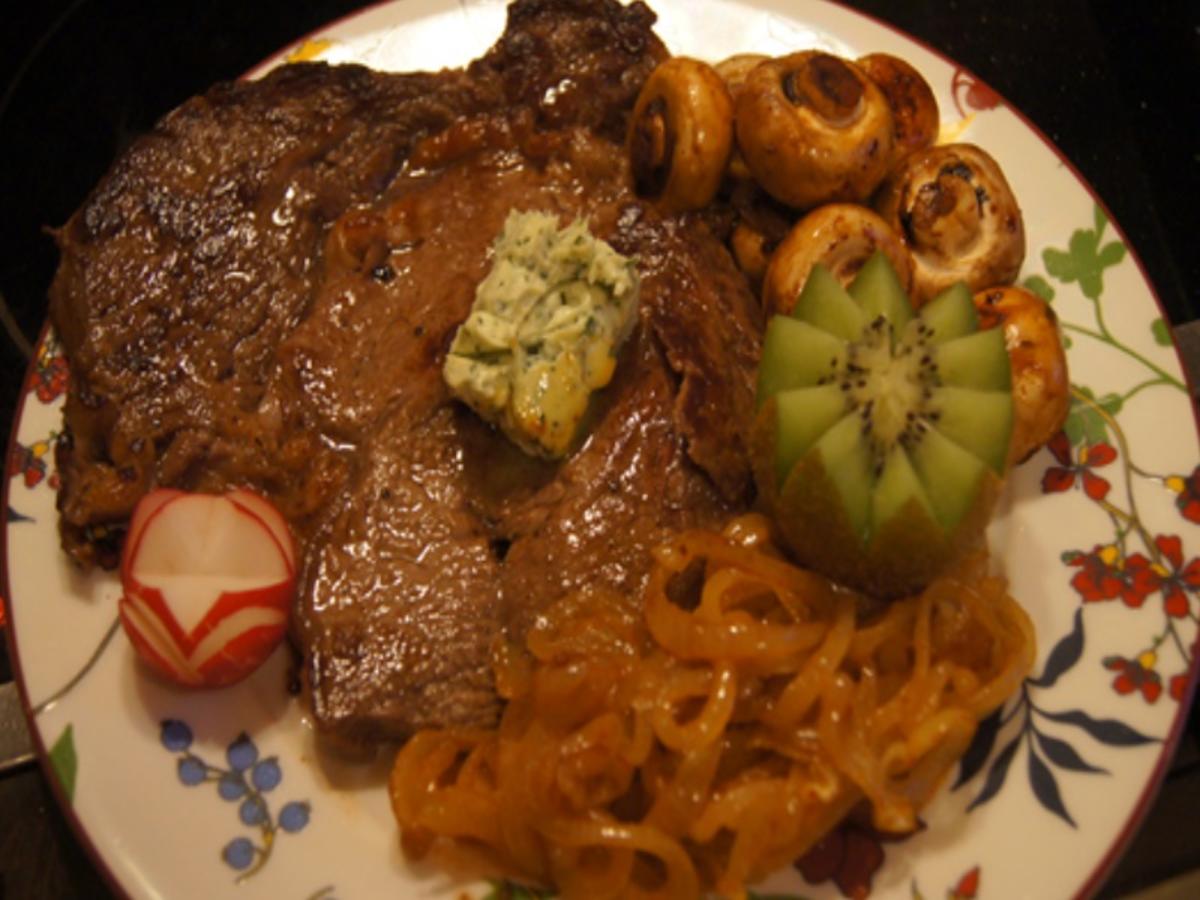 Rumpsteak mit Kräuterbutter Rezepte - kochbar.de