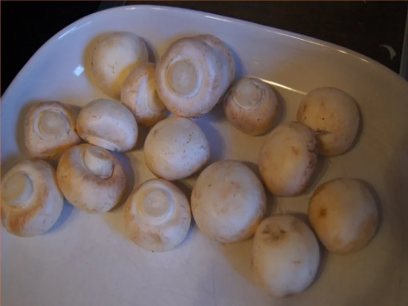 Entrecôte mit Zwiebelringen und Champignons - Rezept - Bild Nr. 7168