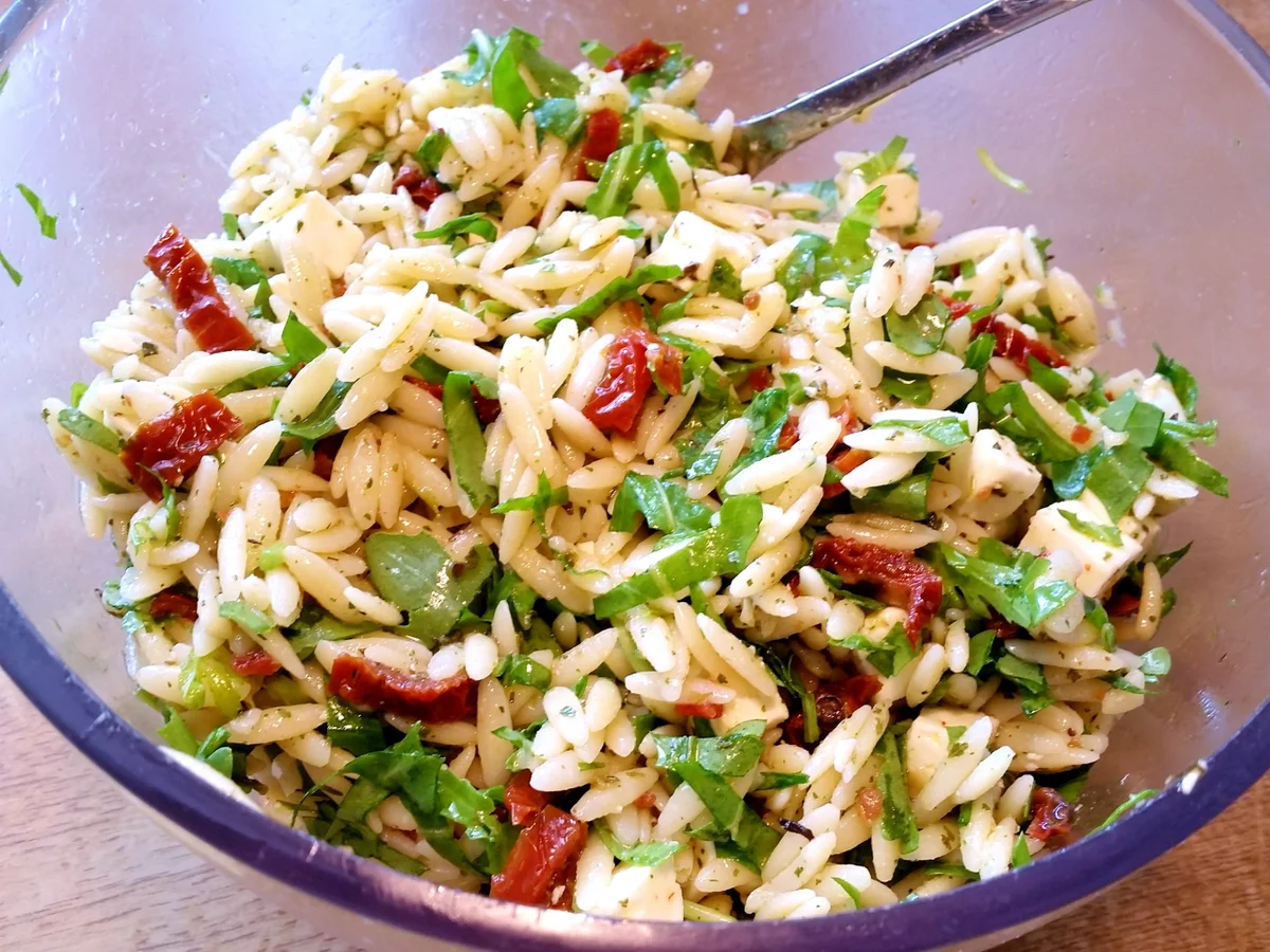 Nudelsalat - griechisch - Rezept - Bild Nr. 7165