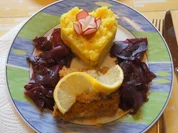 Schlemmerfilet mit Rote Bete Salat und Sellerie-Kartoffelstampf - Rezept - Bild Nr. 2