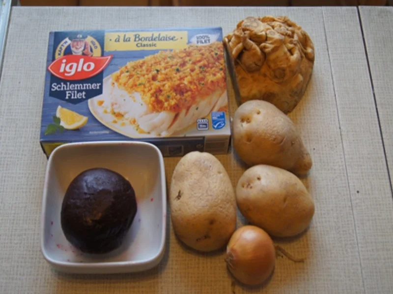 Schlemmerfilet mit Rote Bete Salat und Sellerie-Kartoffelstampf - Rezept - Bild Nr. 3