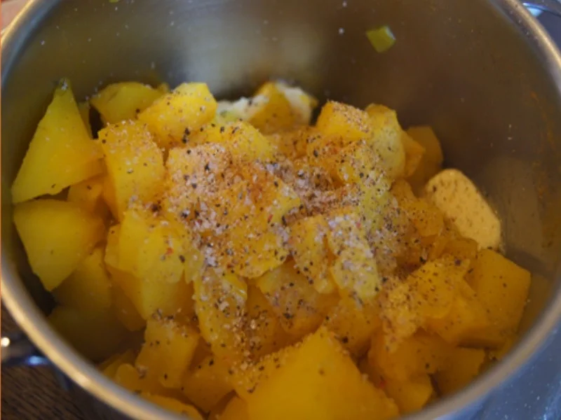 Schlemmerfilet mit Rote Bete Salat und Sellerie-Kartoffelstampf - Rezept - Bild Nr. 12