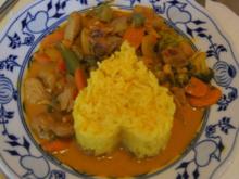 Putenbrustfilet-Gemüse-Curry mit gelben Jasmin Reis - Rezept - Bild Nr. 7170