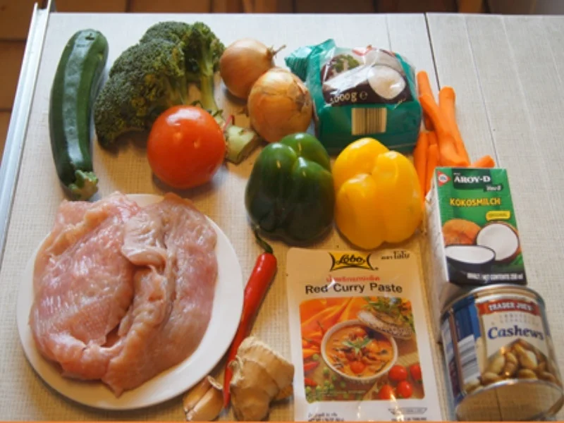 Putenbrustfilet-Gemüse-Curry mit gelben Jasmin Reis - Rezept - Bild Nr. 7171