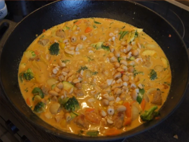 Putenbrustfilet-Gemüse-Curry mit gelben Jasmin Reis - Rezept - Bild Nr. 7188