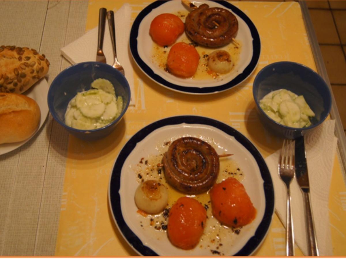 Leckerli-Teller mit Gurkensalat - Rezept - Bild Nr. 9