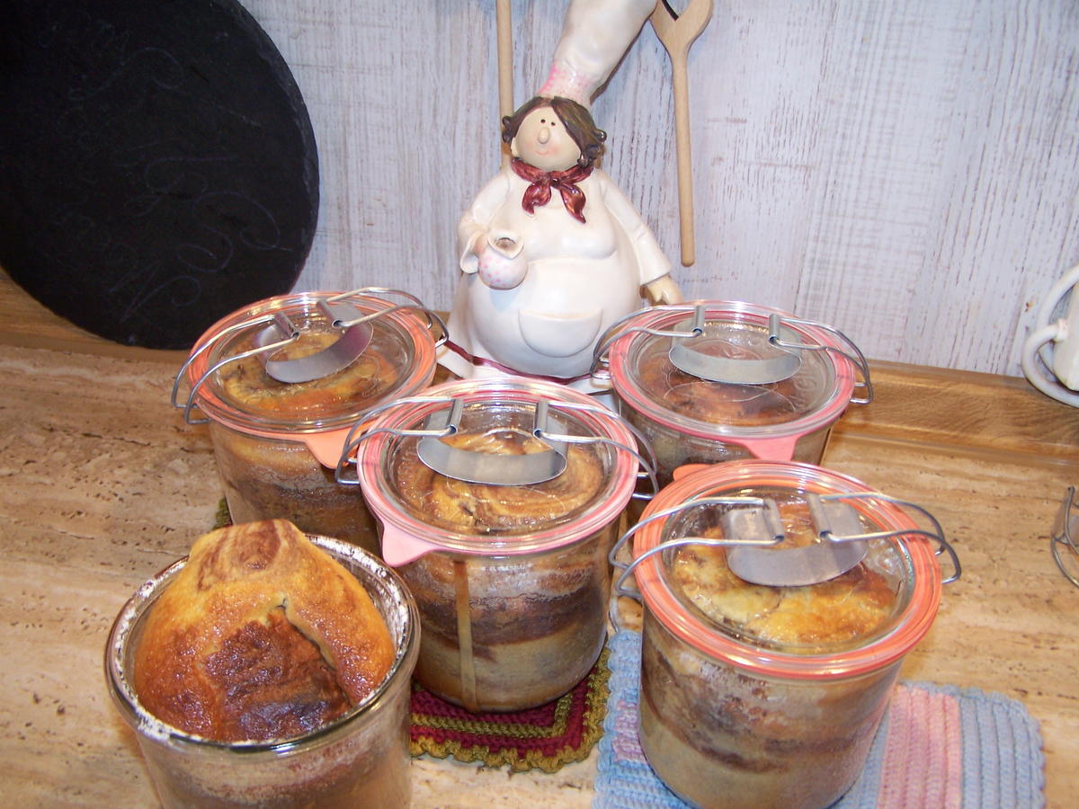 Apfelkuchen im Glas - Rezept mit Bild - kochbar.de