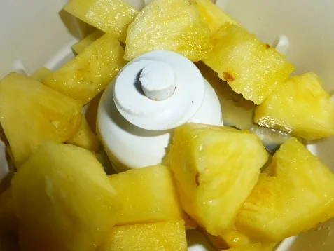 Kasseler mit fruchtigem Schalotten-Ananas-Ragout - Rezept - Bild Nr. 7196