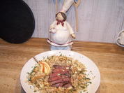 Blumenkohl mal ganz anders , dazu ein klasse Steak - Rezept - Bild Nr. 7197