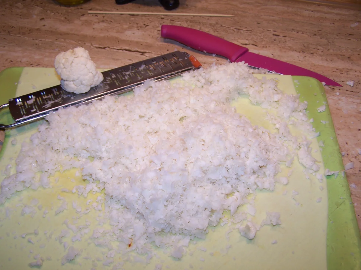 Rezept: Blumenkohl mal ganz anders , dazu ein klasse Steak Bild Nr. 7201 Blumenkohl mal ganz anders , dazu ein klasse Steak - Rezept - Bild Nr. 7201