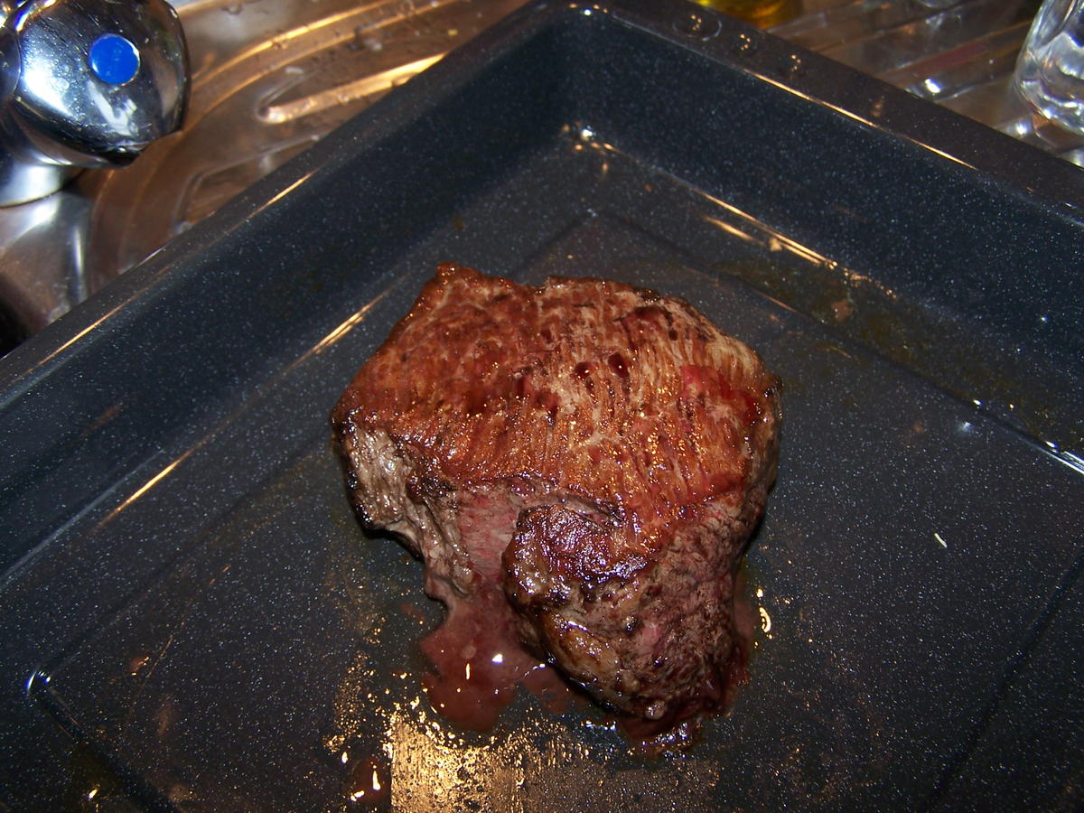 Blumenkohl mal ganz anders , dazu ein klasse Steak - Rezept - Bild Nr. 7203