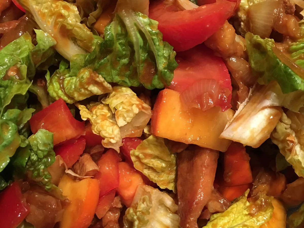 Rezept: Exotischer Hähnchensalat Bild Nr. 7196 Exotischer Hähnchensalat - Rezept - Bild Nr. 7196