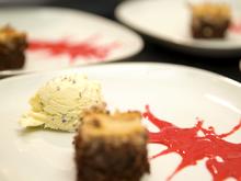 Brownie mit Cheesecake Topping und Lavendeleis - Rezept - Bild Nr. 7195