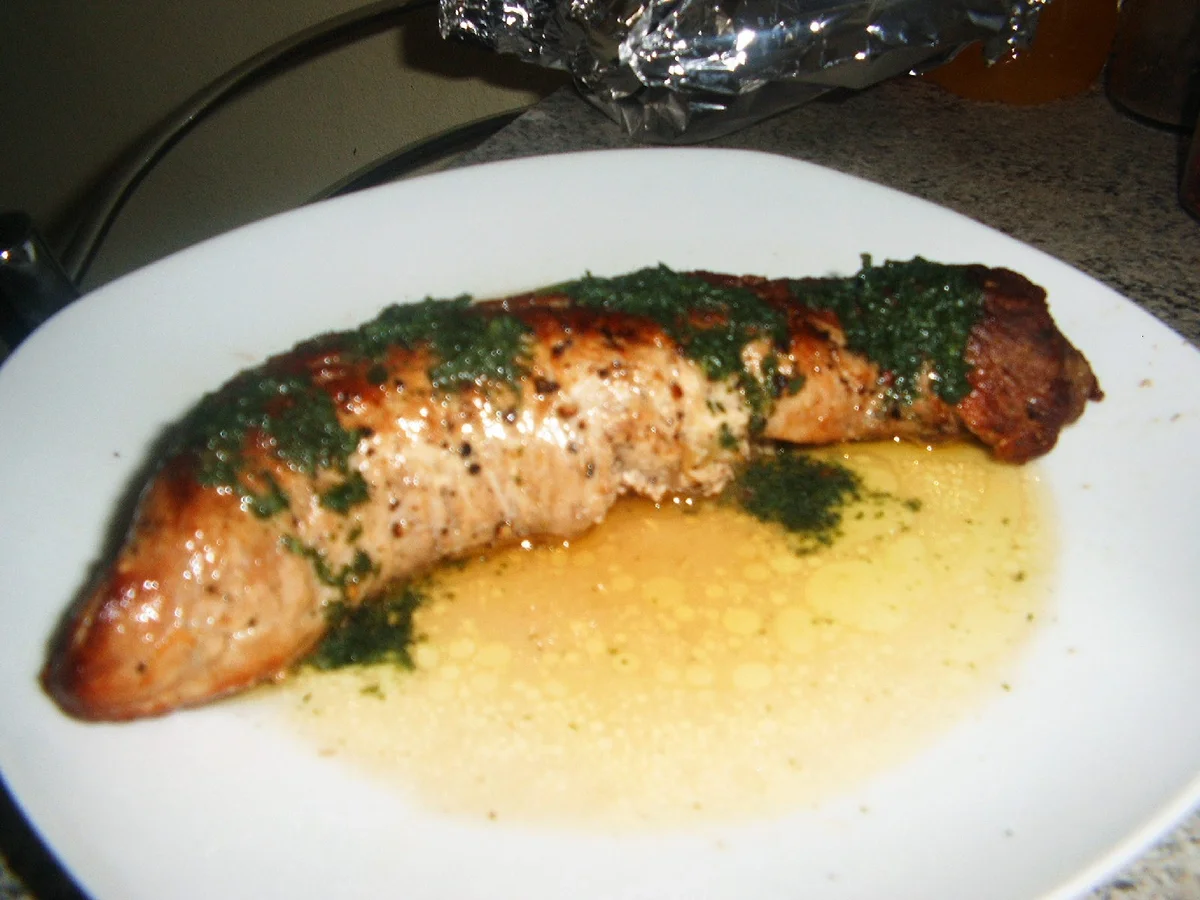 Schweinefilet mit Ofenkartoffeln und Ofentomaten - Rezept - Bild Nr. 7204