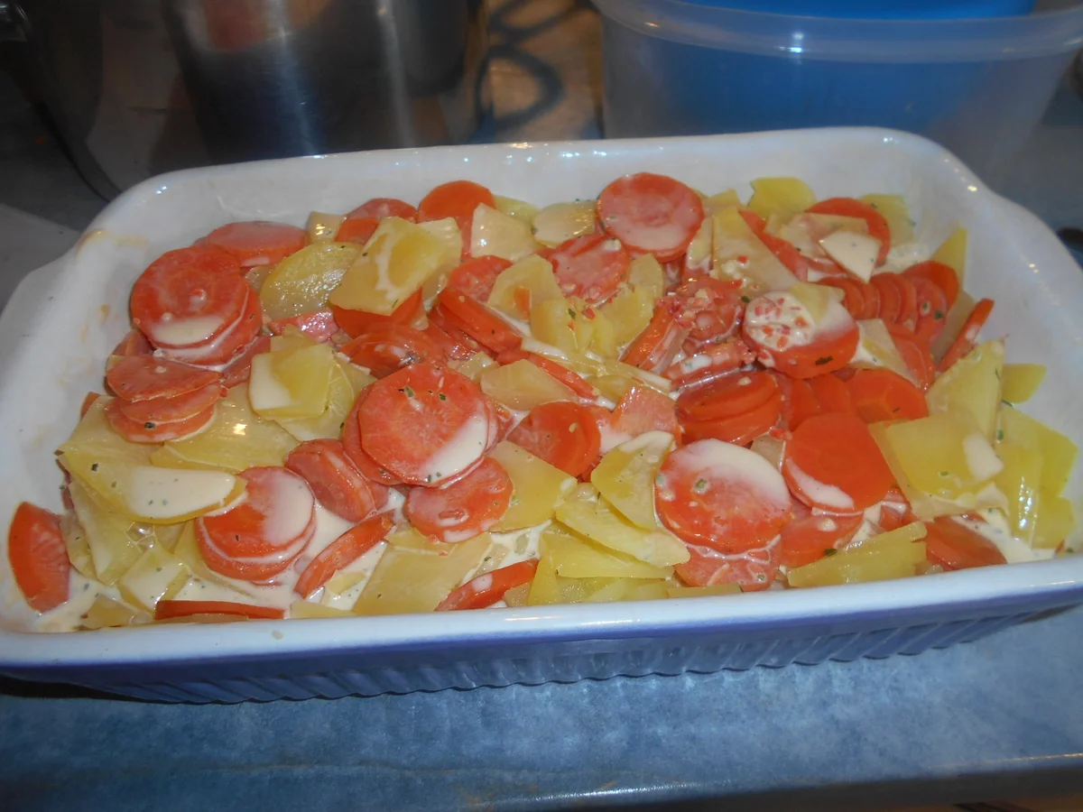 Rezept: Möhren Auflauf Bild Nr. 7205 Möhren Auflauf - Rezept - Bild Nr. 7205