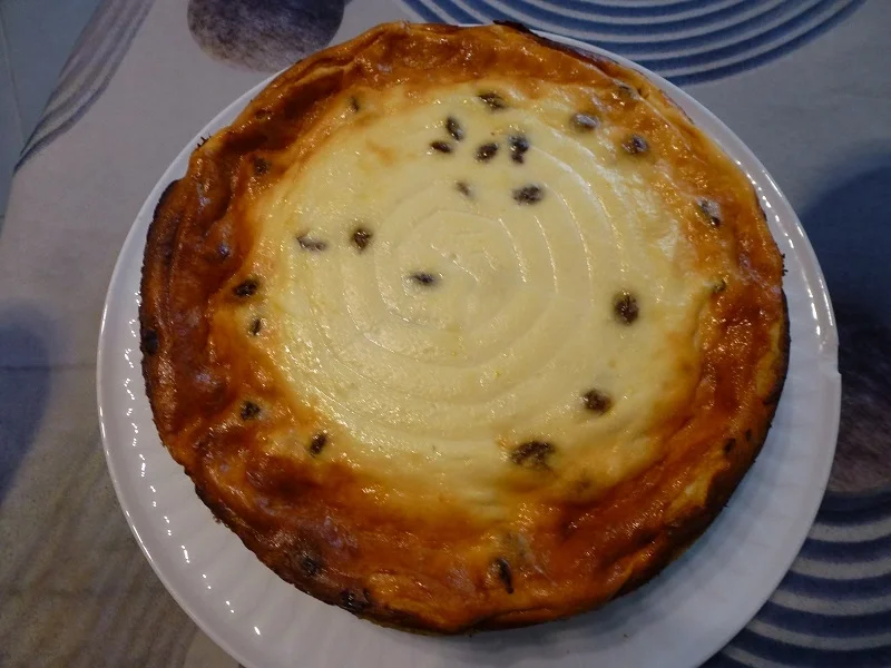 Rezept: Käsekuchen mit Rosinen Bild Nr. 7223 Käsekuchen mit Rosinen - Rezept - Bild Nr. 7223