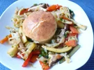 Asia - Salat mit Parmesan - Souffle´ - Rezept - Bild Nr. 7216