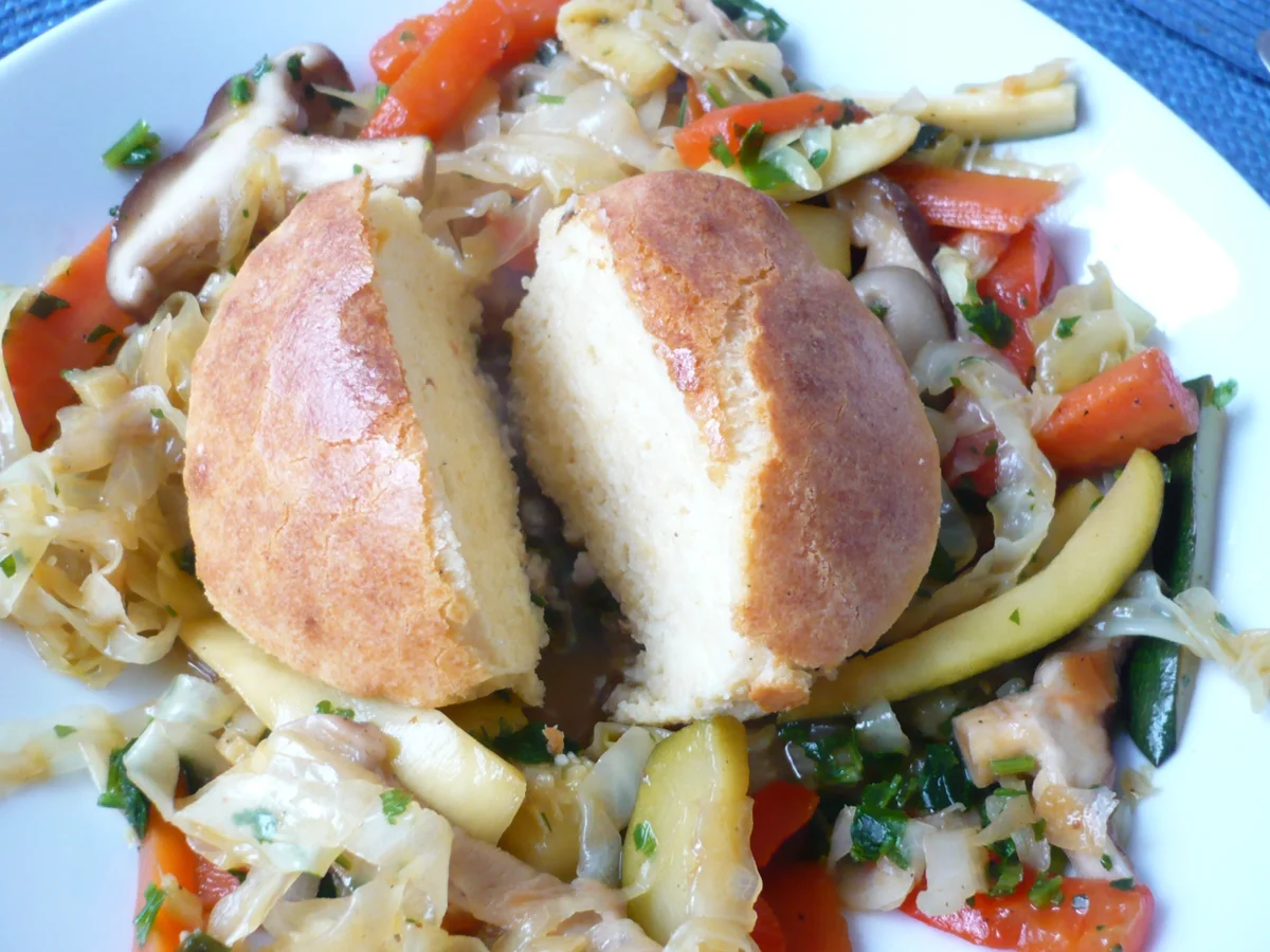 Rezept: Asia - Salat mit Parmesan - Souffle´ Bild Nr. 7233 Asia - Salat mit Parmesan - Souffle´ - Rezept - Bild Nr. 7233