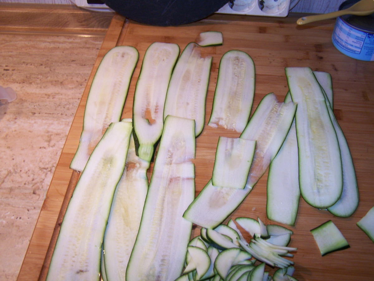 Seelachs Röllchen im Zucchini Mantel - einfach - von Schmetterling4