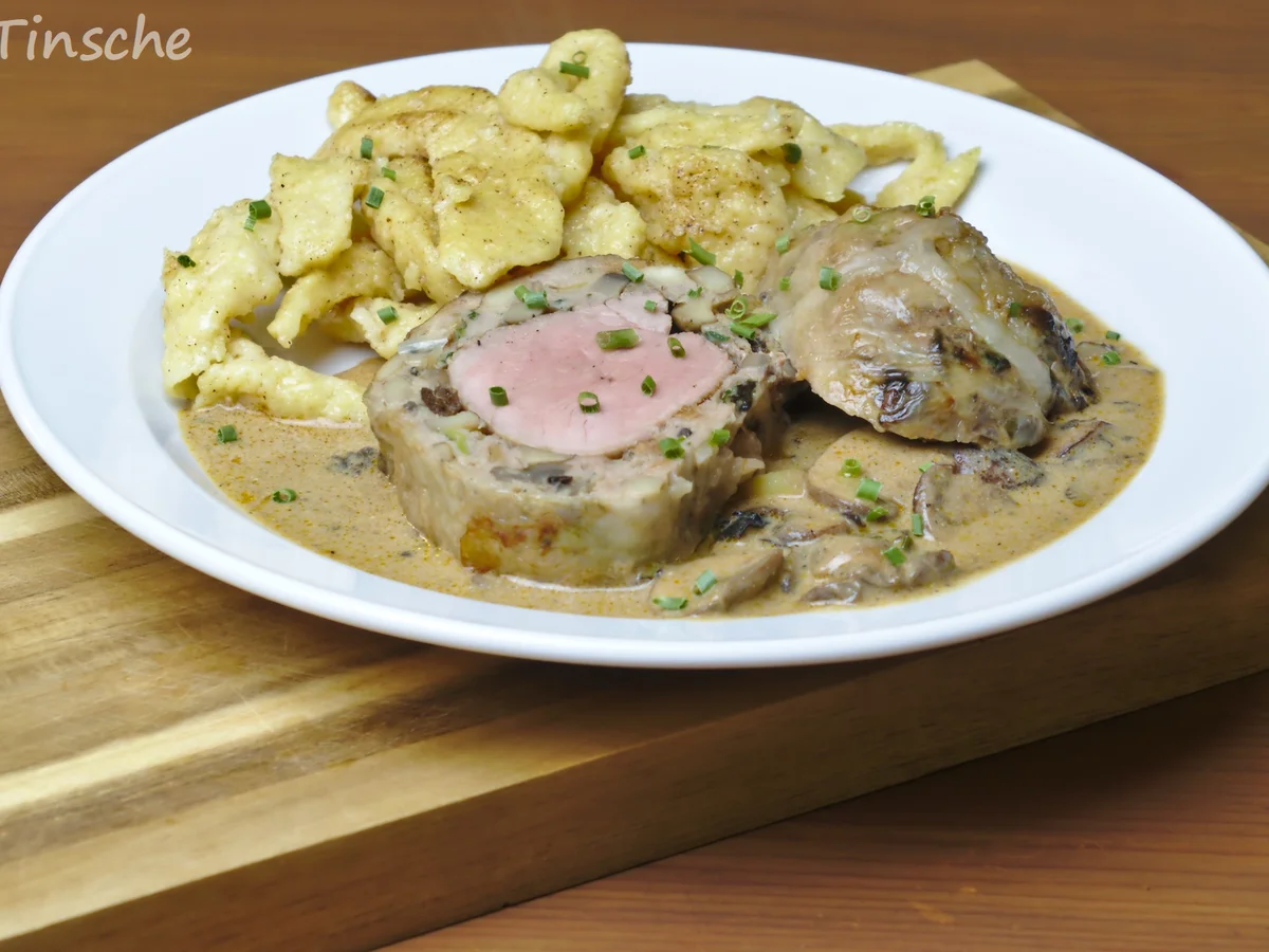 Schweinefilet im Edelpilzmantel - Rezept - Bild Nr. 7292