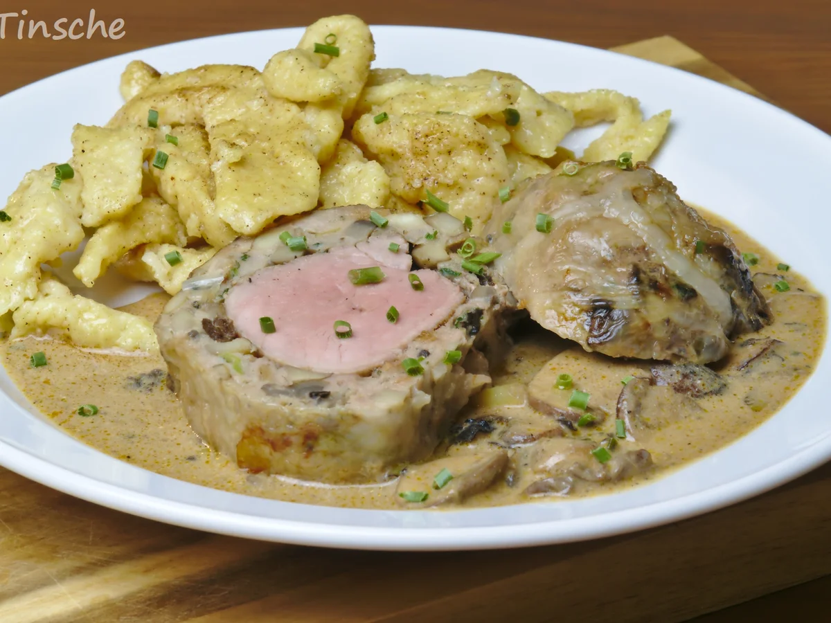 Schweinefilet im Edelpilzmantel - Rezept - Bild Nr. 7293