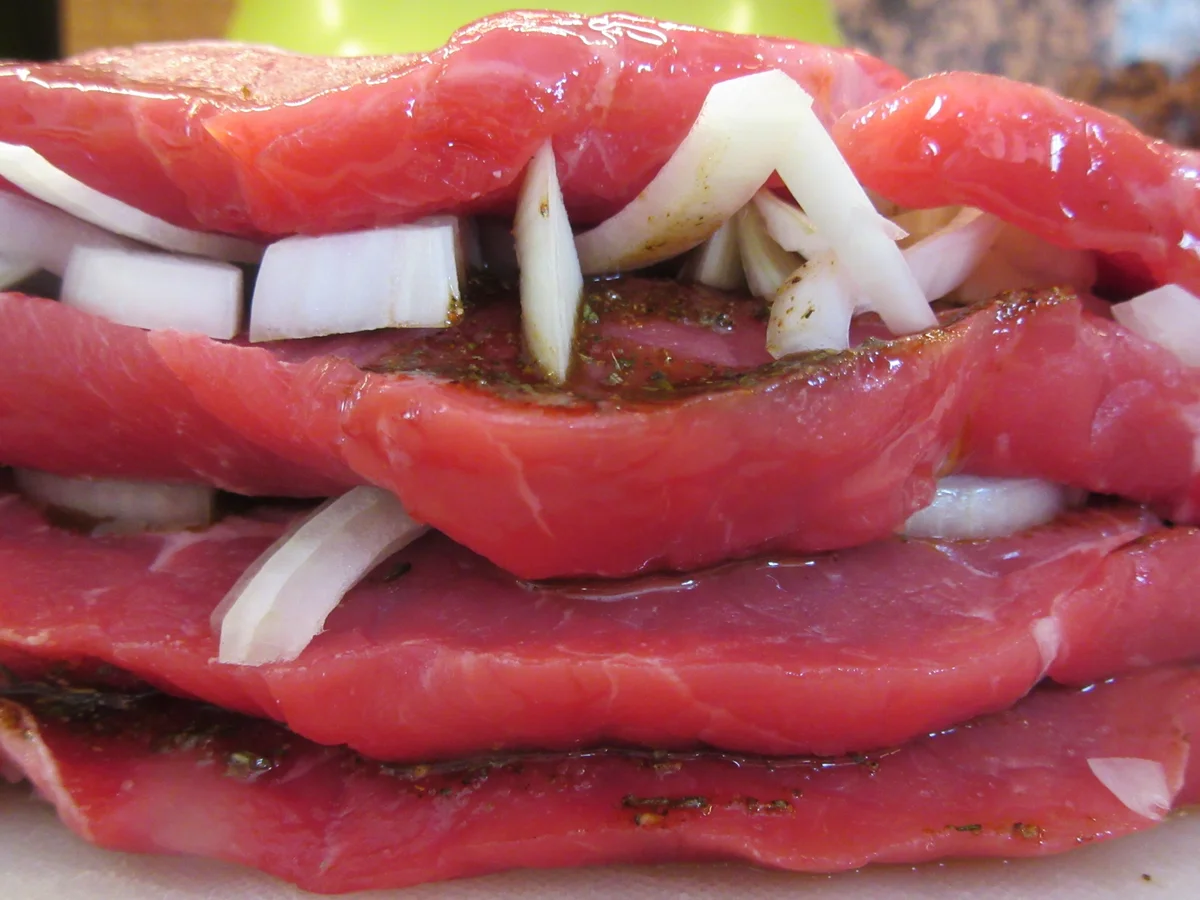 Fleisch: Rinderbraten "Gyros-Art" - Rezept - Bild Nr. 7283