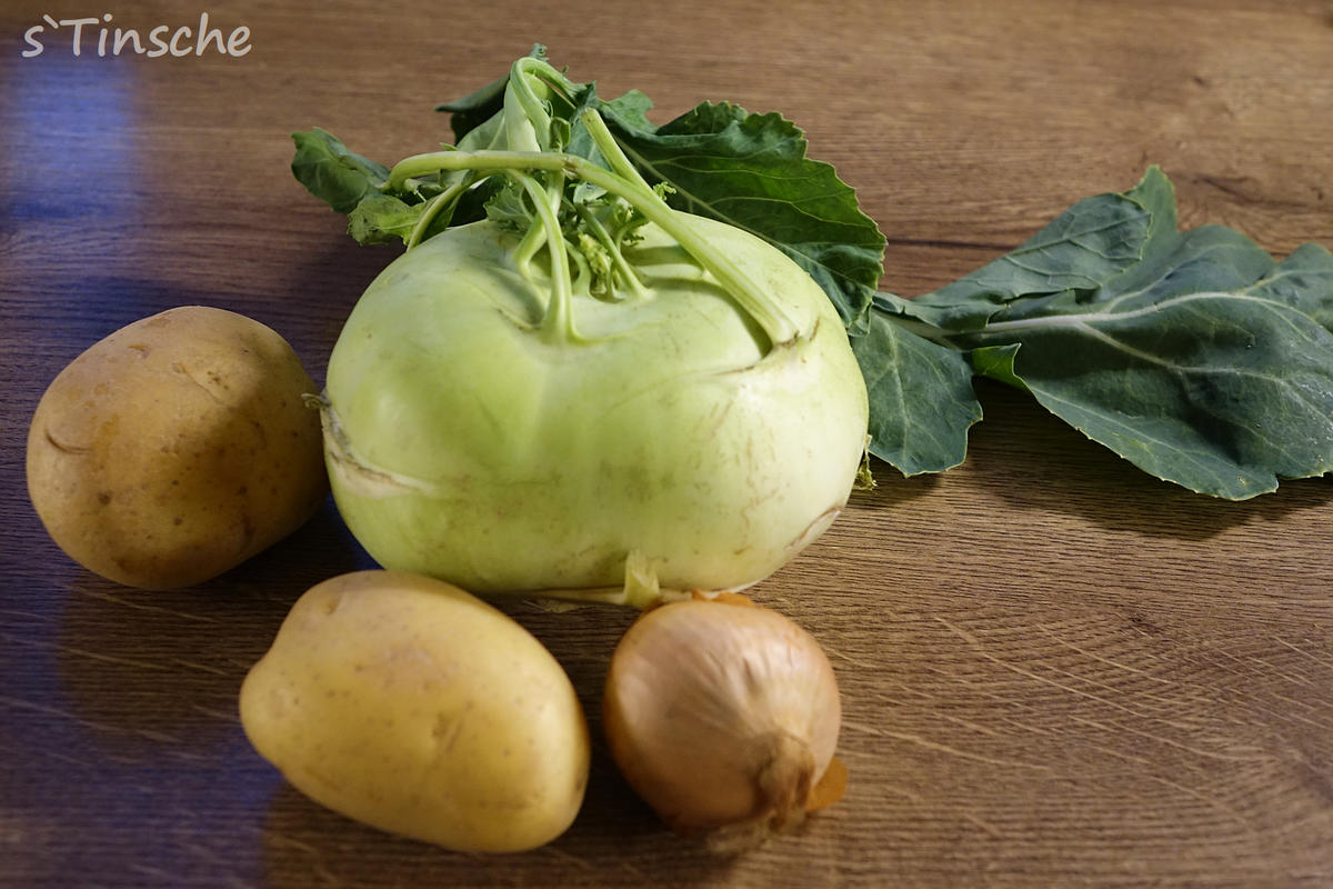 Kohlrabi-Kartoffelsüppchen mit Käse - Rezept - Bild Nr. 2