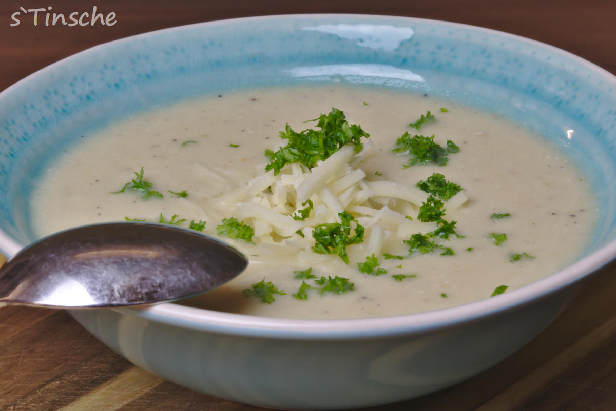 Kohlrabi-Kartoffelsüppchen mit Käse - Rezept - Bild Nr. 6