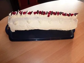 Rezept: Weihnachten: Advents-Biskuitrolle Weihnachten: Advents-Biskuitrolle - Rezept