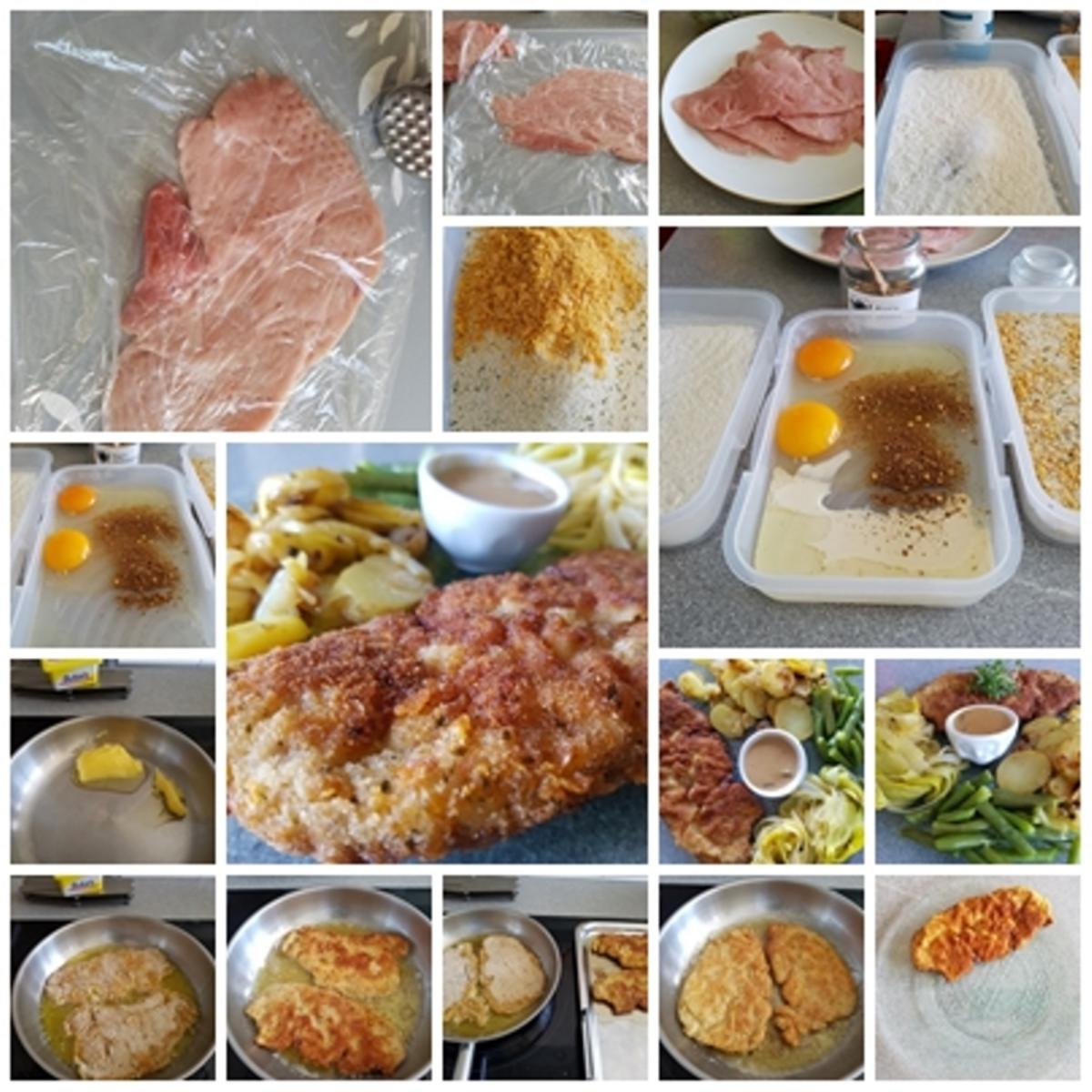 Schnitzel - Bohnen - Lauch - Kartoffel = Kochbar Challenge 1.0 (Februar 2019) - Rezept - Bild Nr. 3