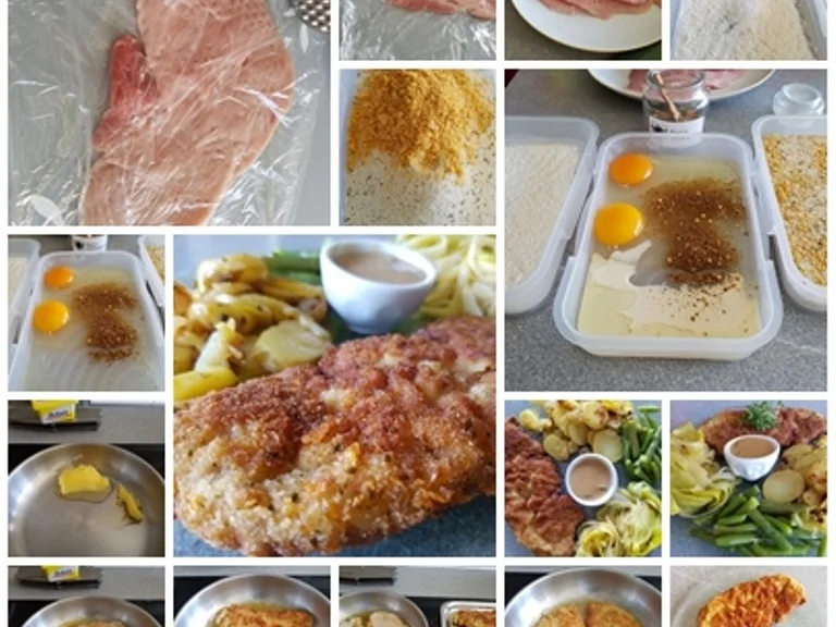 Schnitzel - Bohnen - Lauch - Kartoffel = Kochbar Challenge 1.0 (Februar 2019) - Rezept - Bild Nr. 3