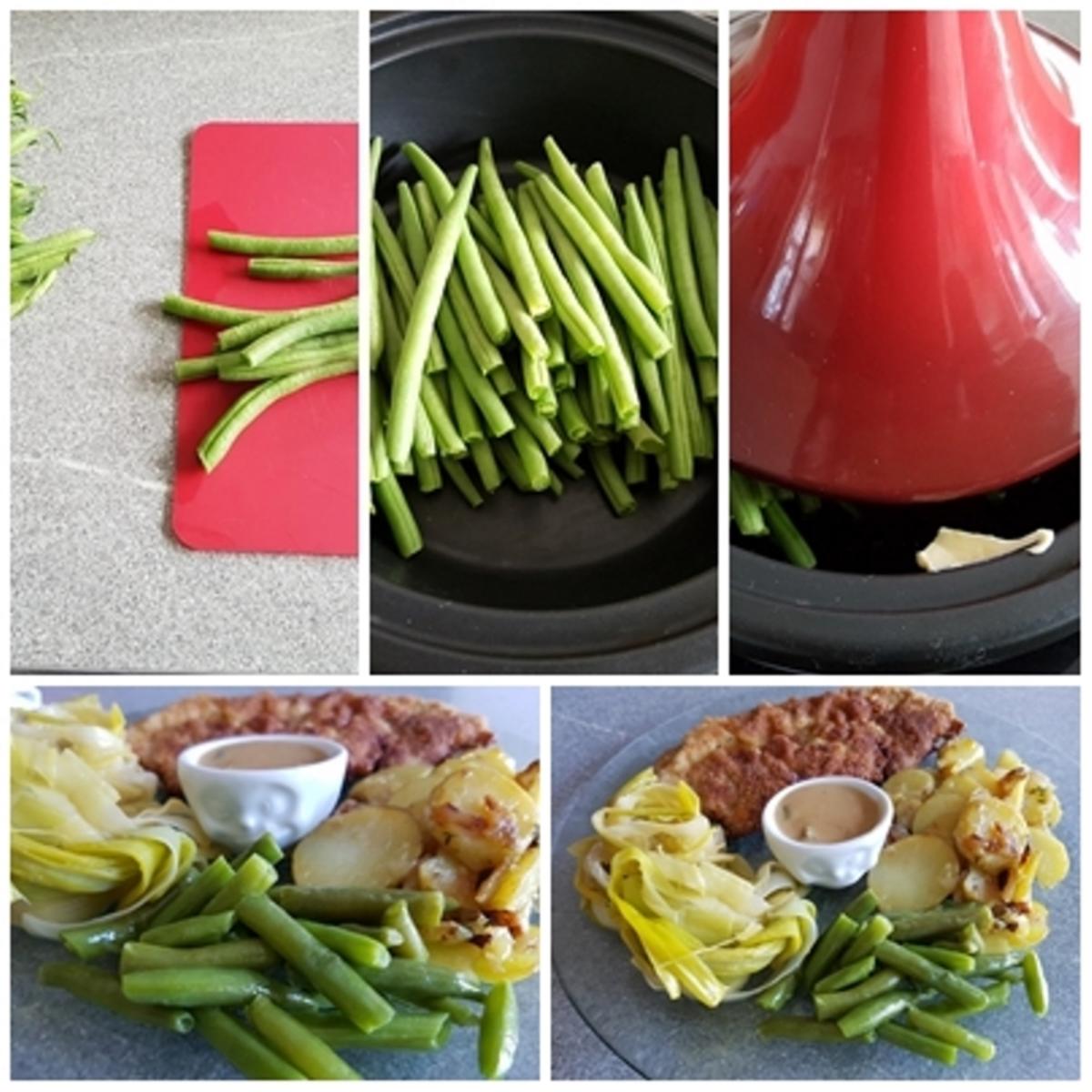 Schnitzel - Bohnen - Lauch - Kartoffel = Kochbar Challenge 1.0 (Februar 2019) - Rezept - Bild Nr. 5