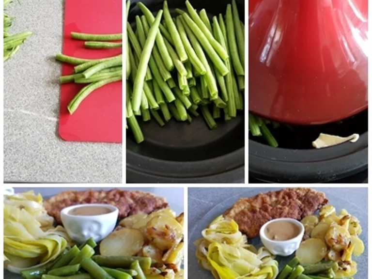 Schnitzel - Bohnen - Lauch - Kartoffel = Kochbar Challenge 1.0 (Februar 2019) - Rezept - Bild Nr. 5