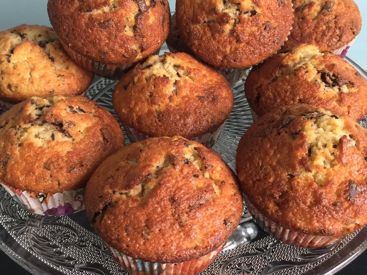 Bananen-Schoko-Nuss-Muffins - Rezept mit Bild - kochbar.de